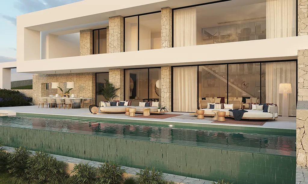 Property in Ibiza with terrace